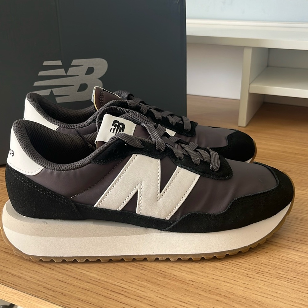 New Balance Black and Gray Athletic Shoes